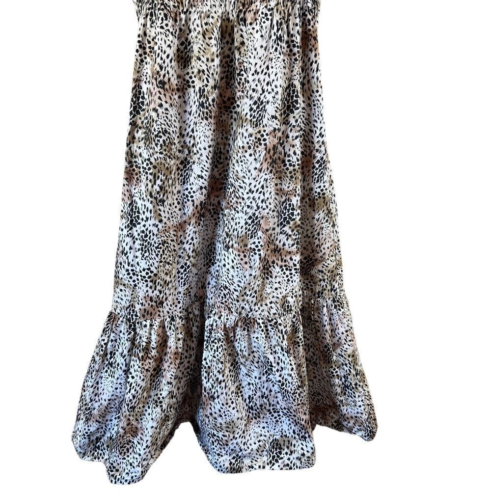 Sea New York Lana Animal Print Smocked Dress - Picture 4 of 13